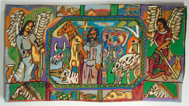 Cardboard Chronicles: The Biblical Art of Rudolph Bostic