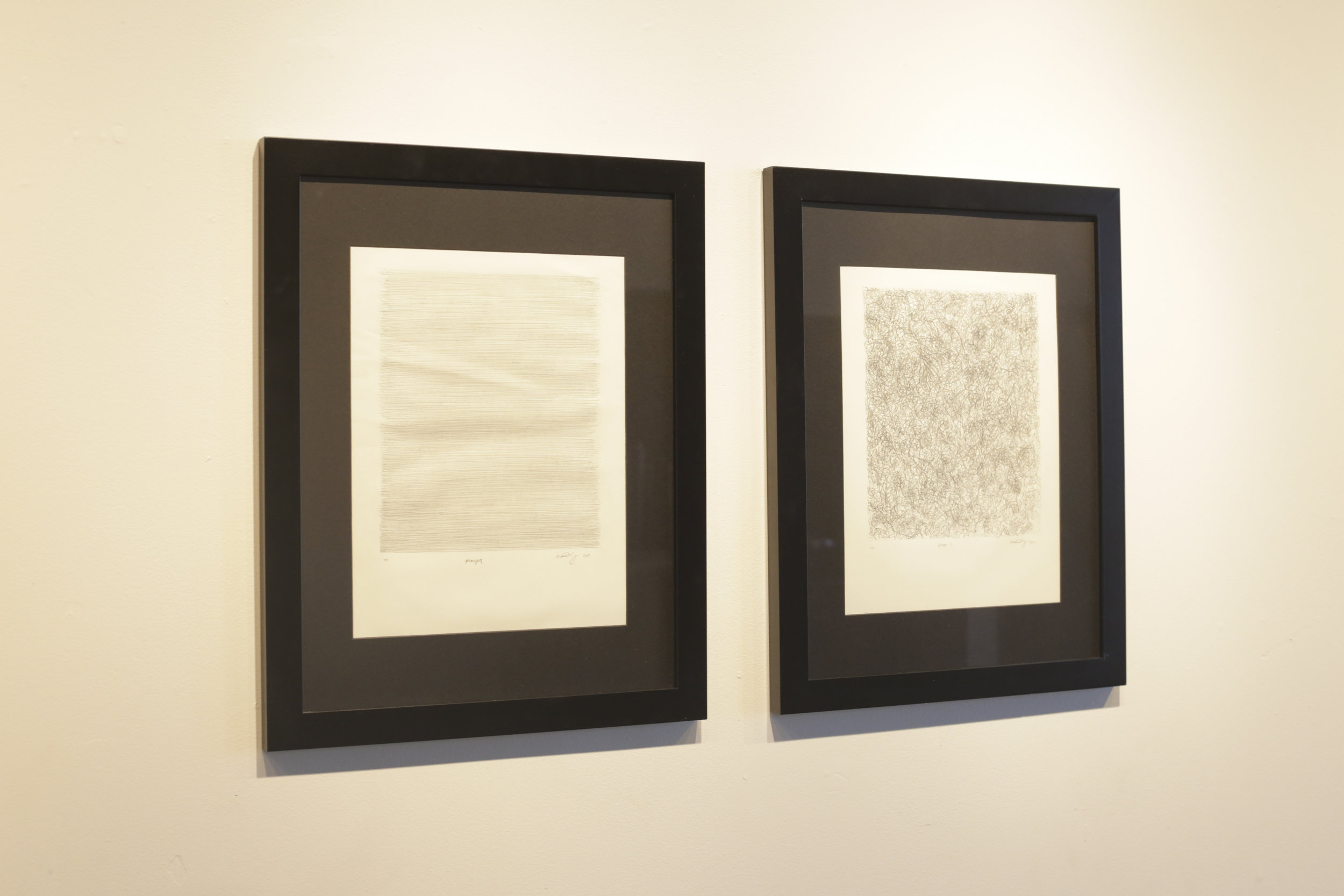"Prayer" and "Prayer II" by Matthew King