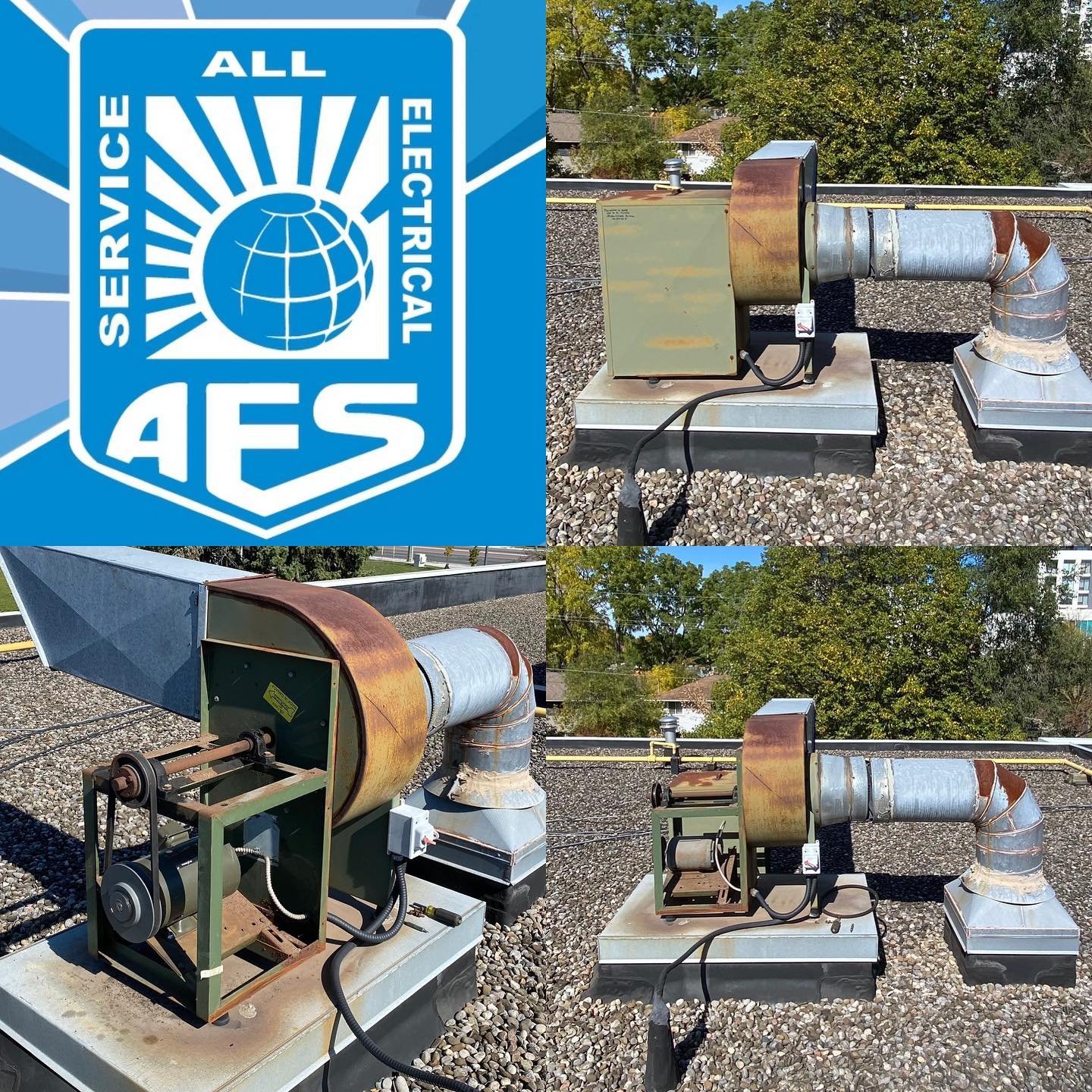 All Electrical Service - Repair Roof Fen Unit . We Replace Motor &amp; Belts. Please contact Us for more details: 416/357-8614
www.all-electrical-service.com/ #electricalservices