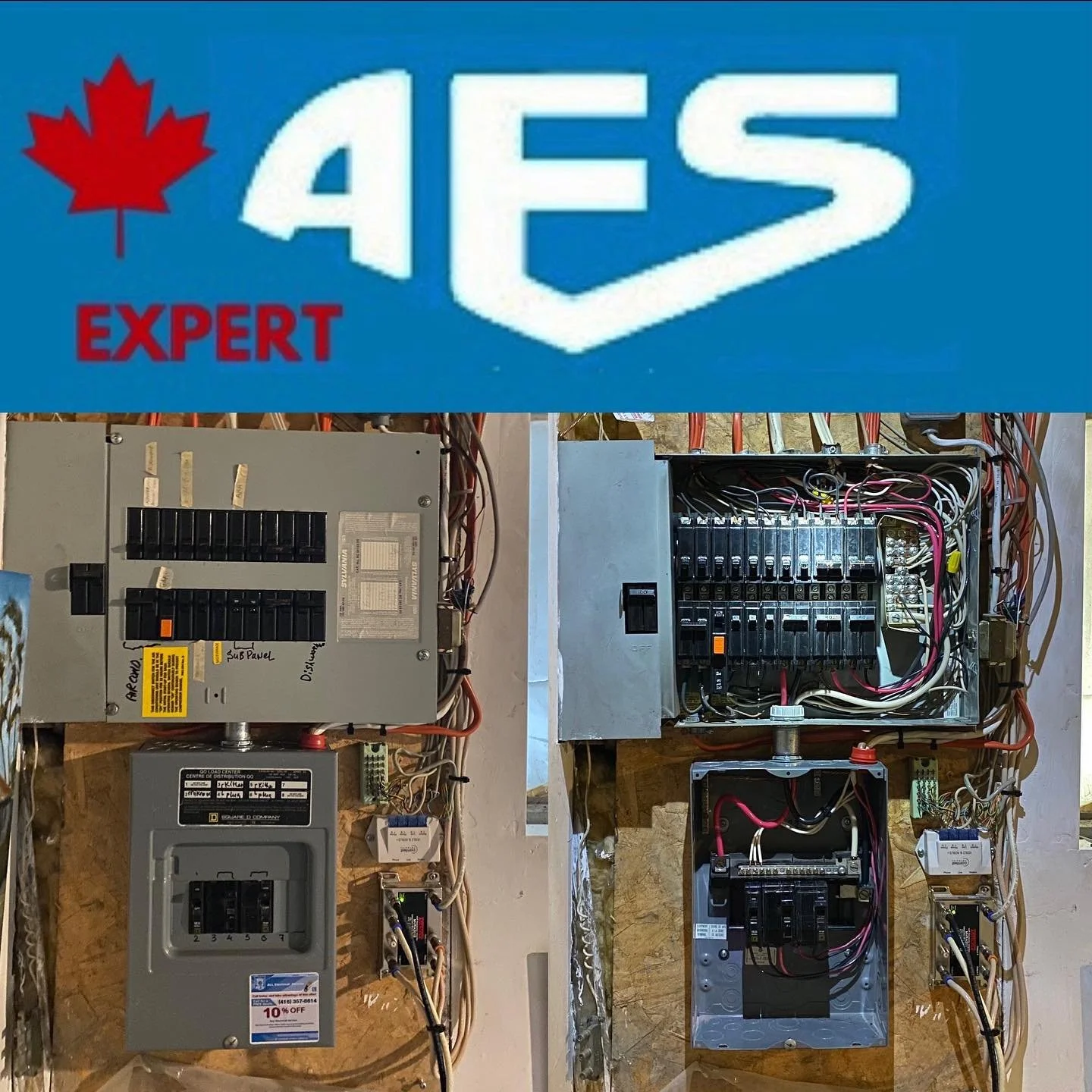 All Electrical Service - Repair the old style Electrical Panels &amp; Installed Sub Panels for more Circuit and Breaker&rsquo;s. Call Us for Panel Services and take 10% Discount Offer. 416/357-8614
www.all-electrical-service.com/
#electricalservices