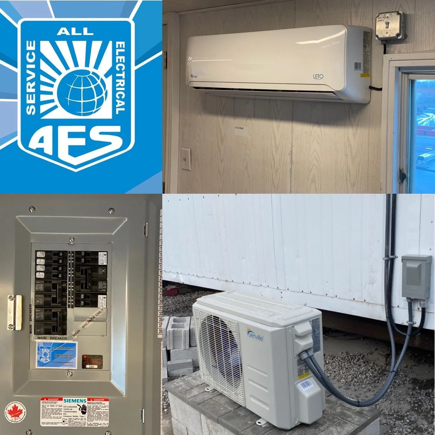 All Electrical Service - Install Air Condition Electrical Wires for Outdoors and Indoor units. Call Us for Free Quote 416/357-8614
#electricalwiring