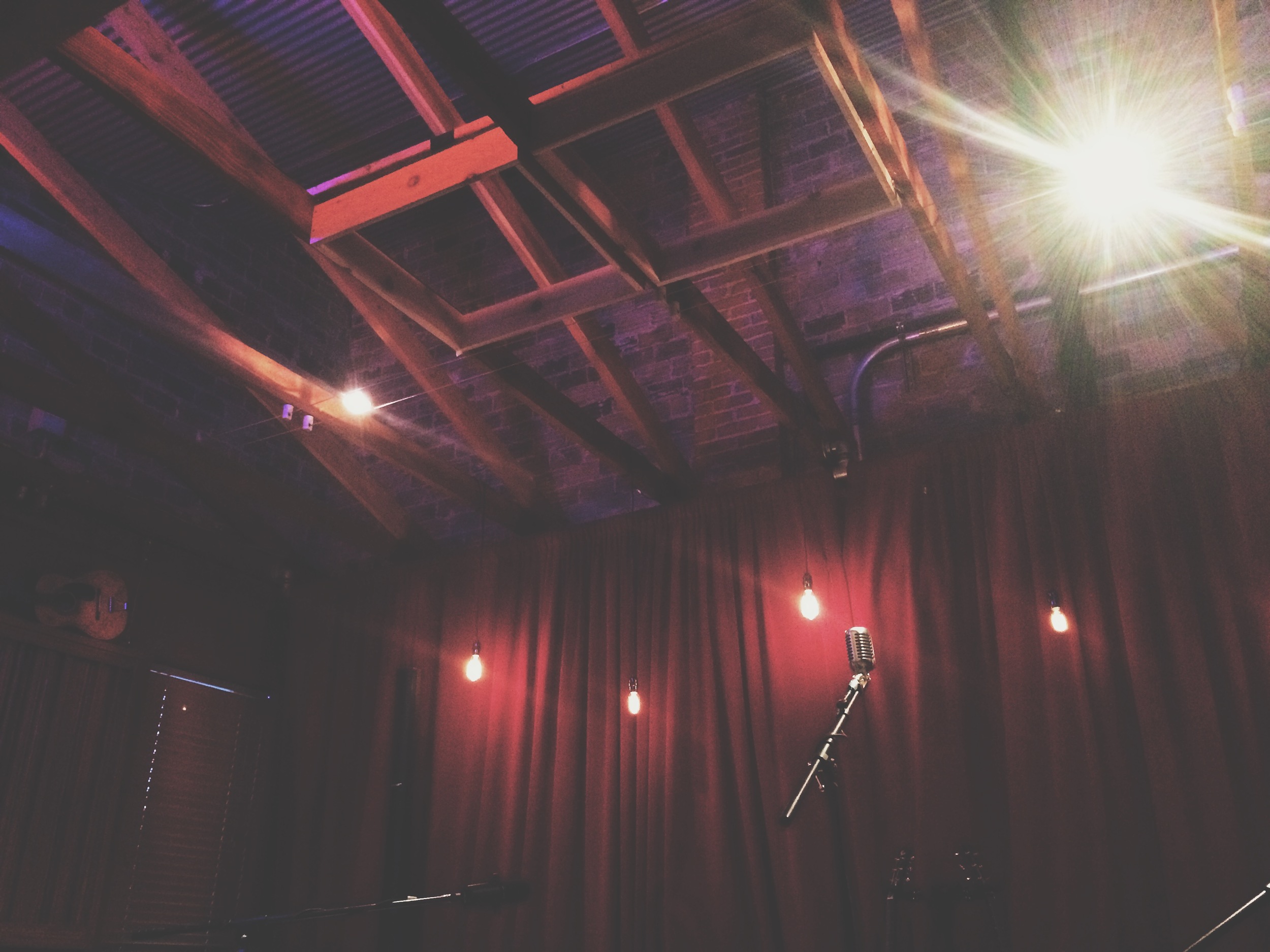 The 1950s microphone ended up being the subject of some classic Will Hoge between-song storytelling.