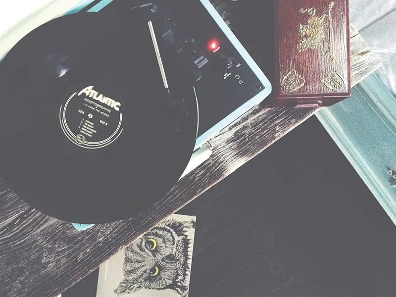 First things first. Music.