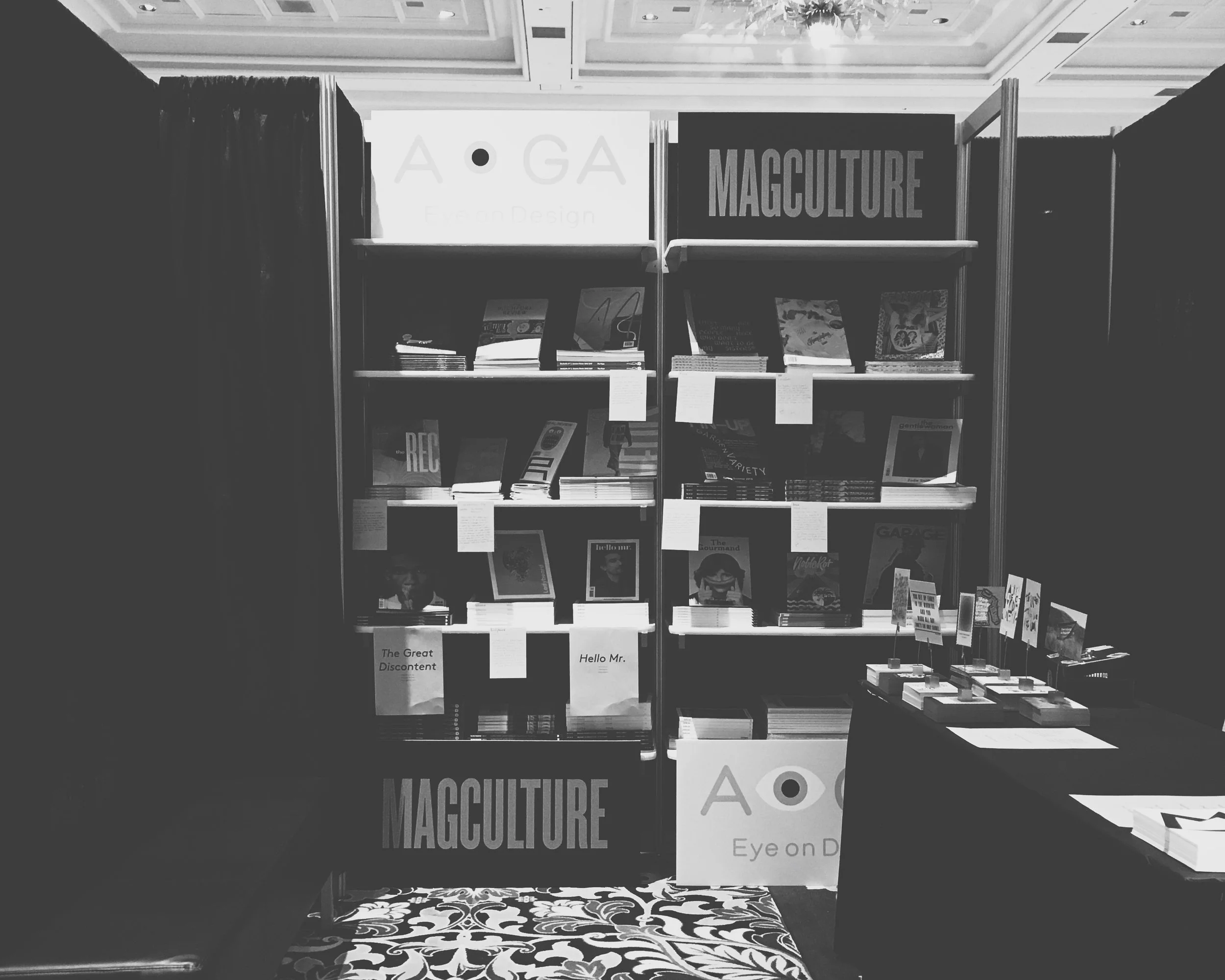The magculture booth in the design fair :):):) I could have spent the whole day in there if I had nothing else to do. Also would have bought one of everything if I didn't have to drag it all home in my suitcase. I somehow narrowed it down to two magazines.