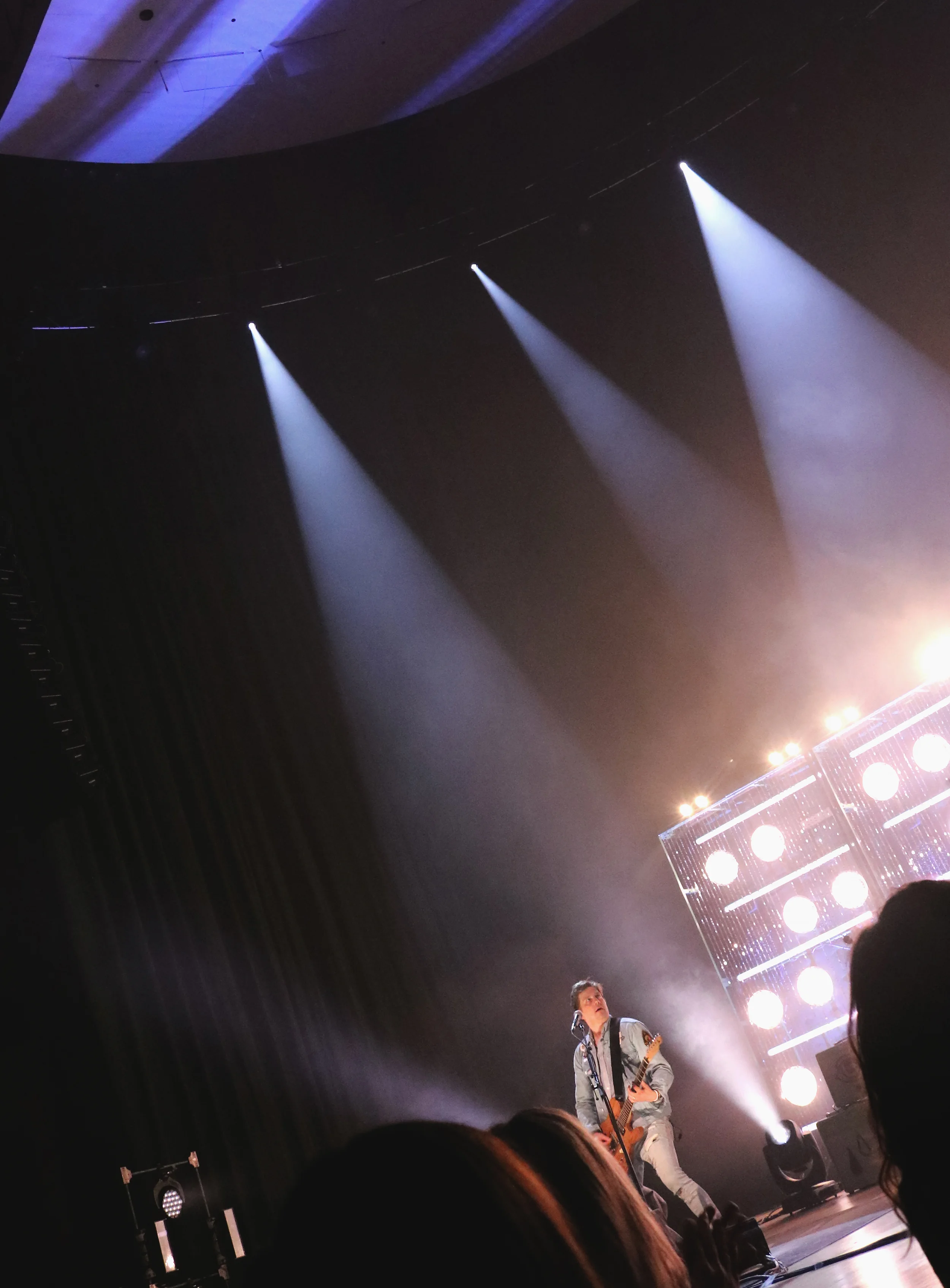 I just wanted to get the whole ceiling in this shot. It was a really nice venue...