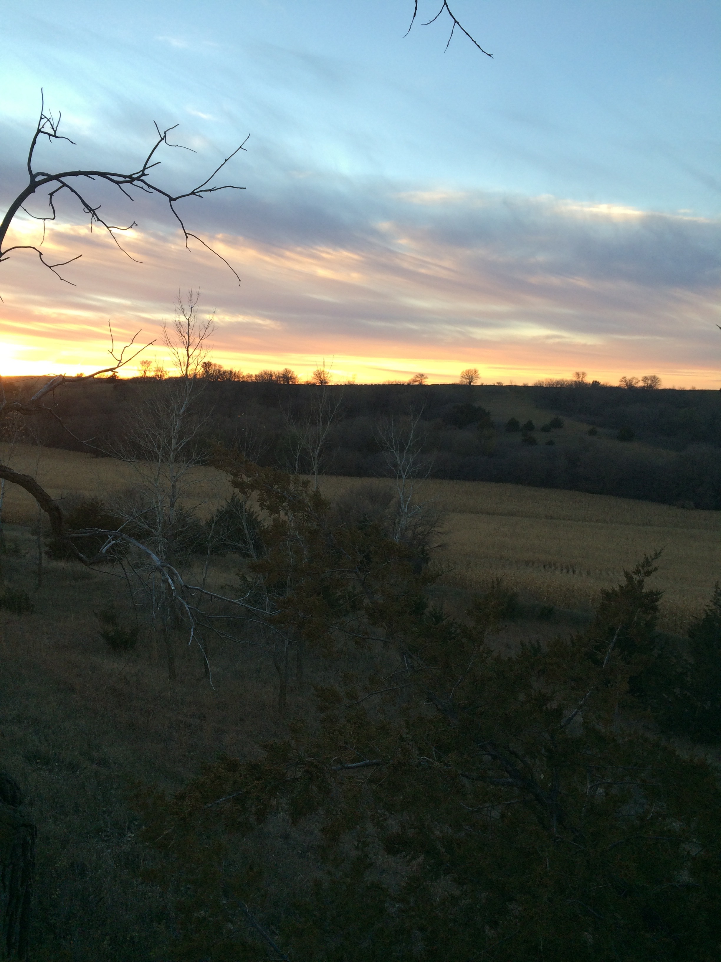 A beautiful Nebraska sunset.