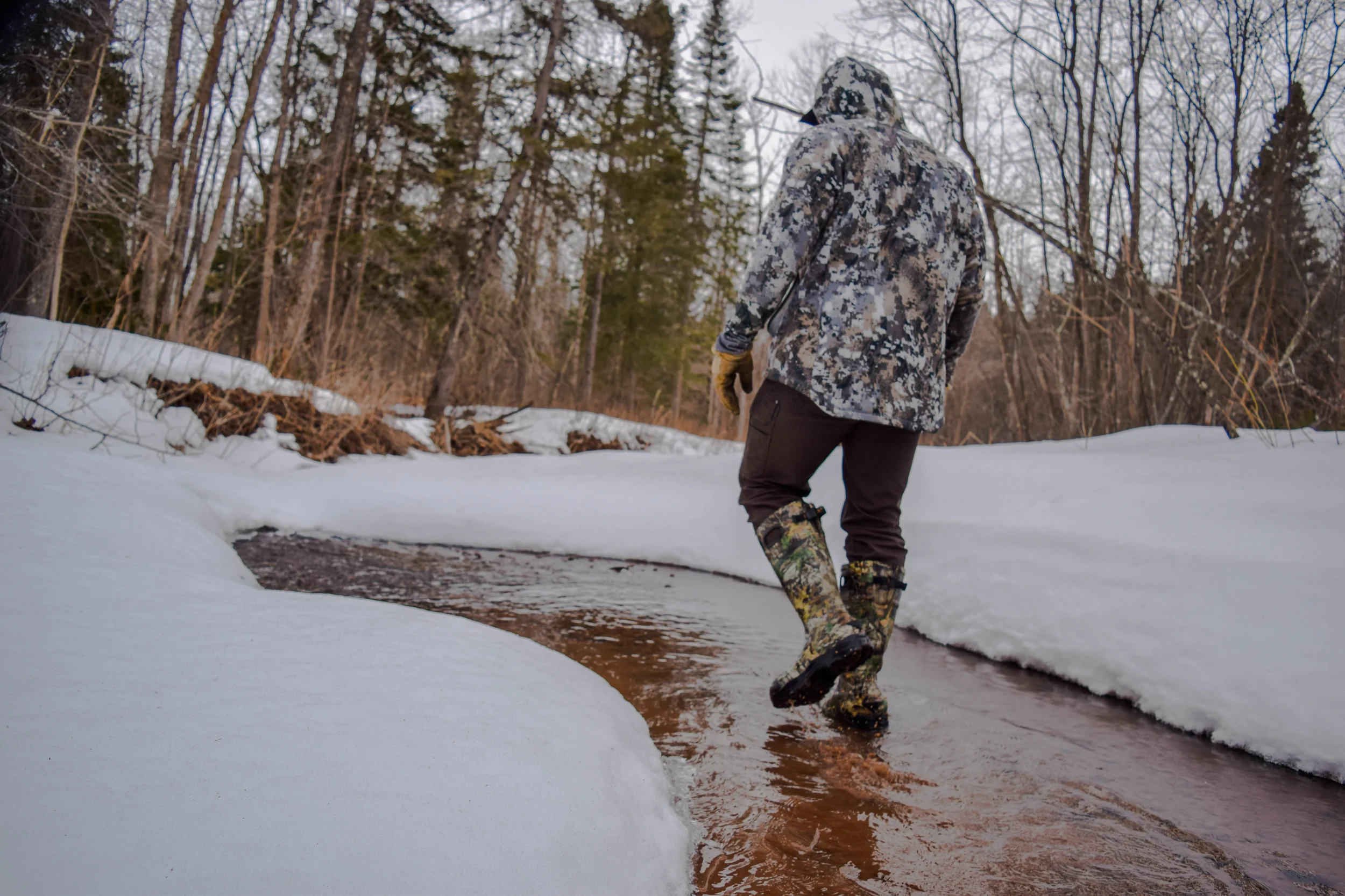 My friend Garrett leading me through the vast public land. -Want to learn more about hunting public land? READ: 3 Proven Strategies For Success Hunting Mature Bucks on Public Land