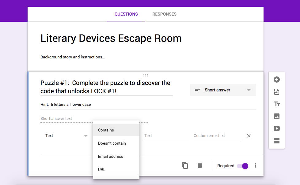 How to Build a Digital Escape Room Using Google Forms — Bespoke
