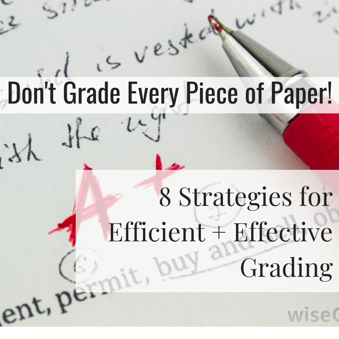 Don't Grade Every Assignment or Essay: Learn to Audit Writing ...