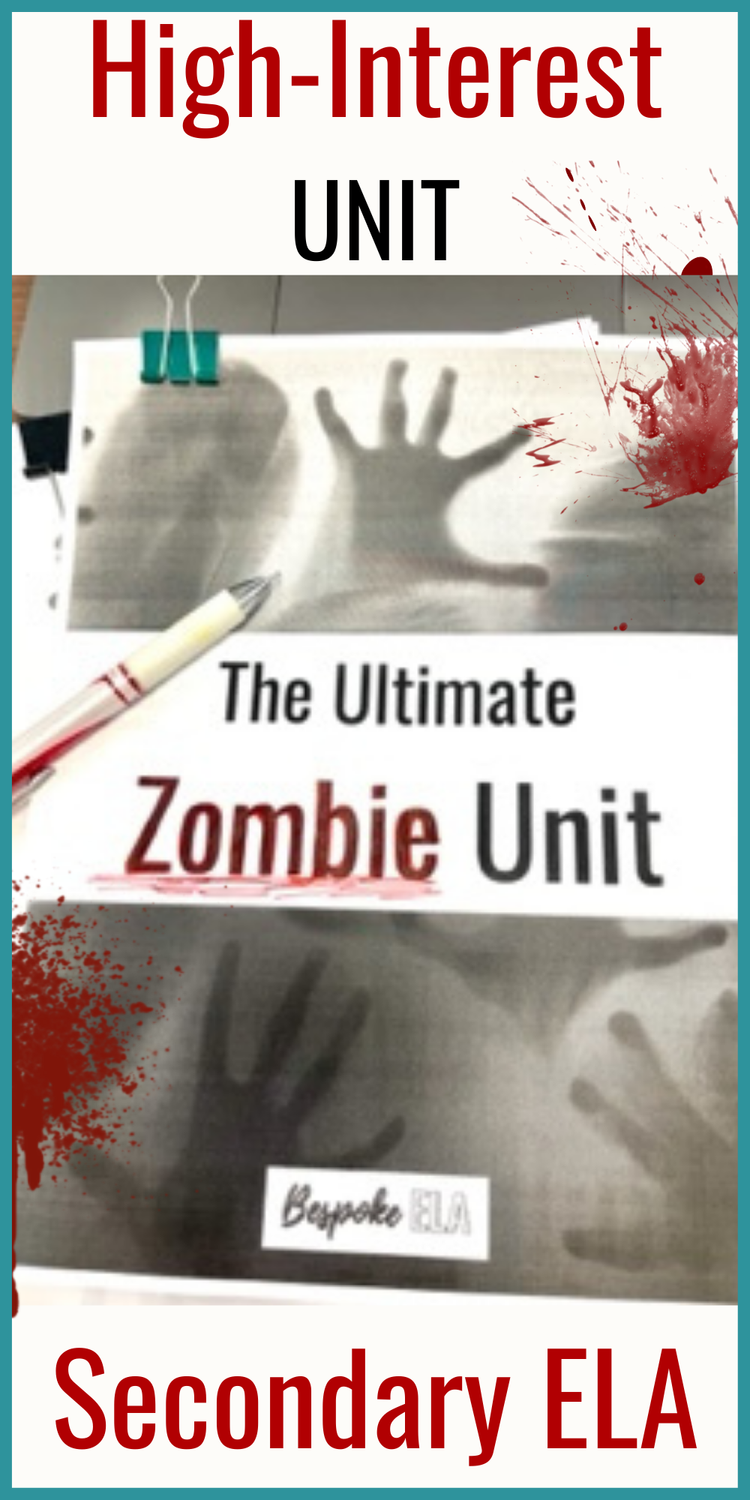 Homework Zombie Zombie-Inspired Assignments for Secondary ELA... Because Zombies are ...