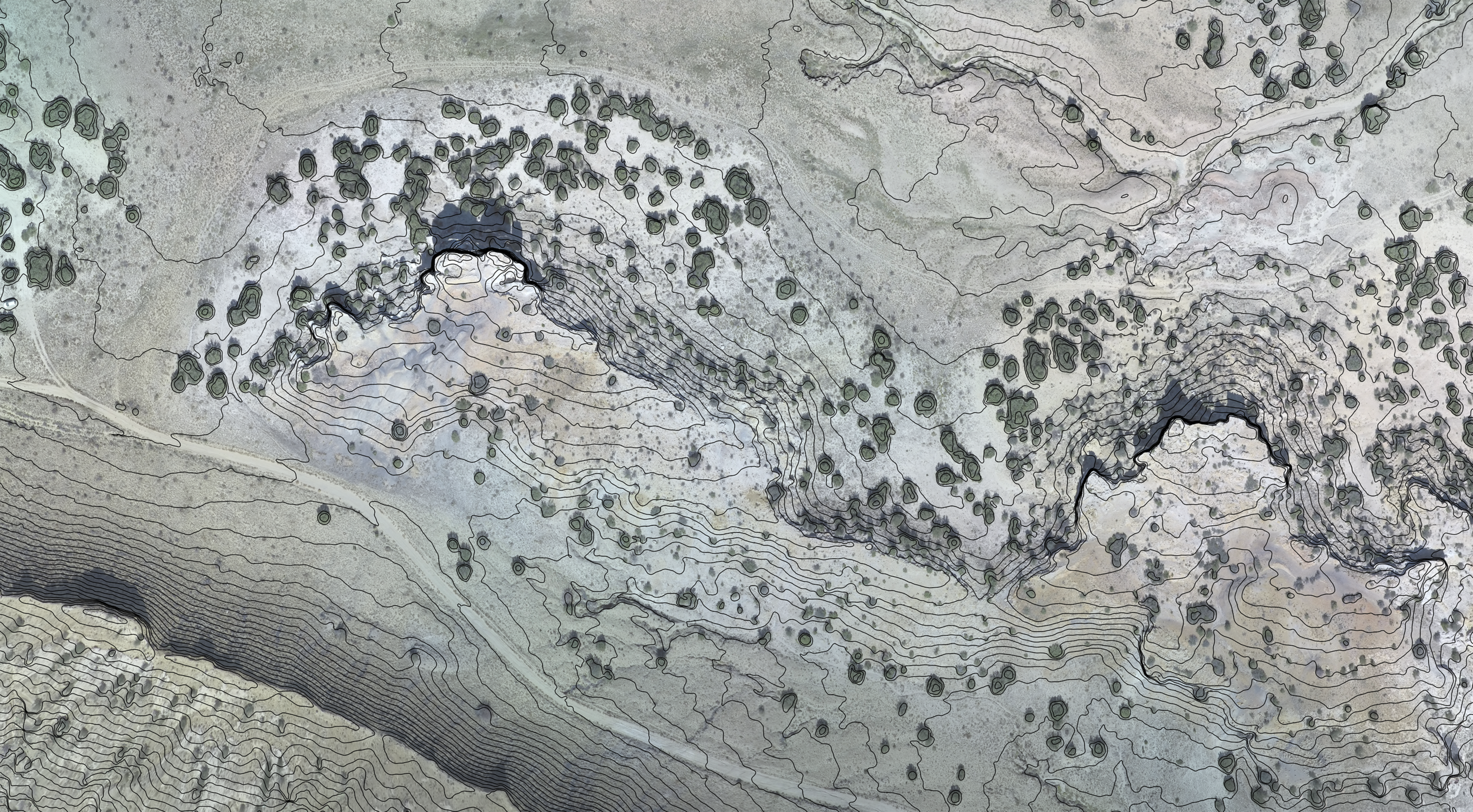 white mesa rock outcropping