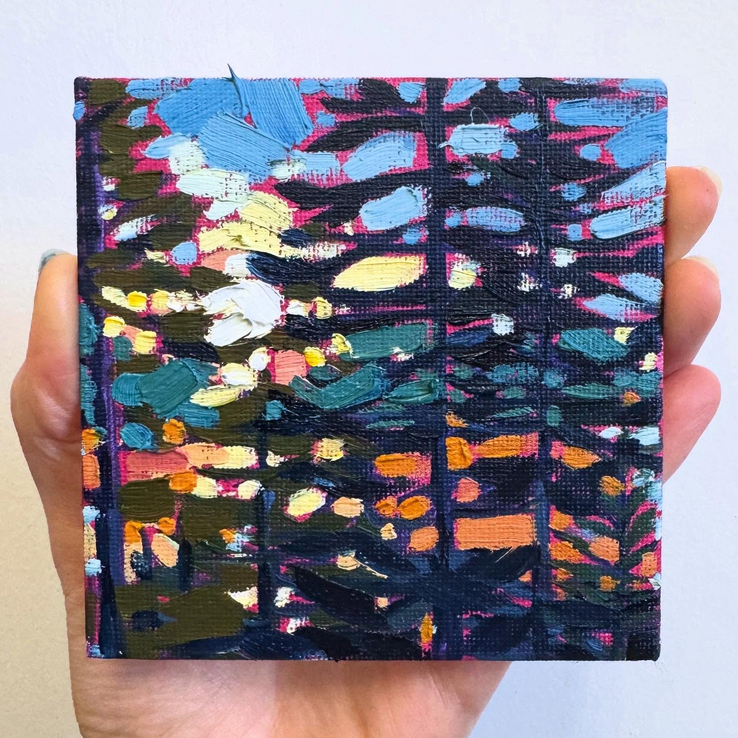 A peek through the pines 🌅 of sunset in Tahoe
.
.
.
#pine #pinetrees #laketahoe #tahoe #lakelife #sunset #sunsetlover #bayareaartist #tahoeart #landscape #nature #naturelovers #art #artwork #artist #paint #painter #painting #paintings #oilpainting #