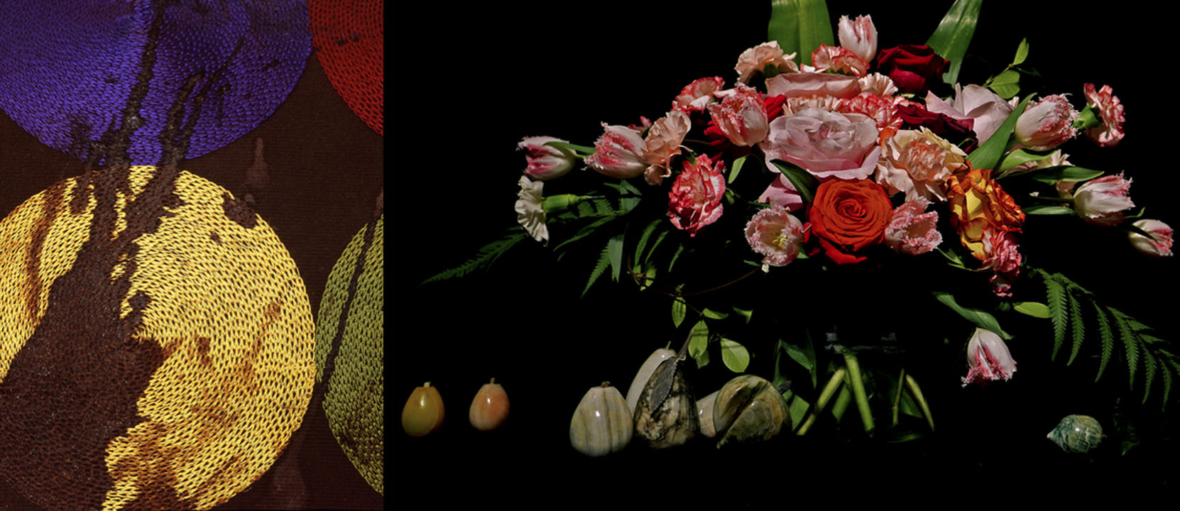 (L) Sarah Sudhoff, Murder, Male , 40 years old (I), 2010. Archival Pigment Print, 40 x 30 inches. (R) Debra Barrera, Quintanilla, Rosa , 2018. Archival pigment print.