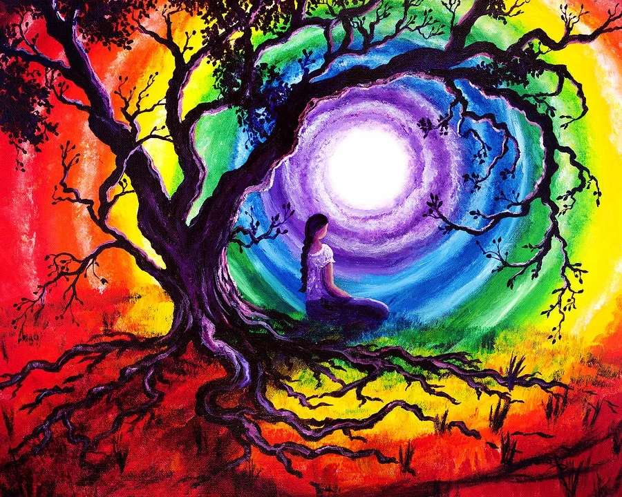 Artwork: "Tree of Life Meditation" by Laura Iverson
