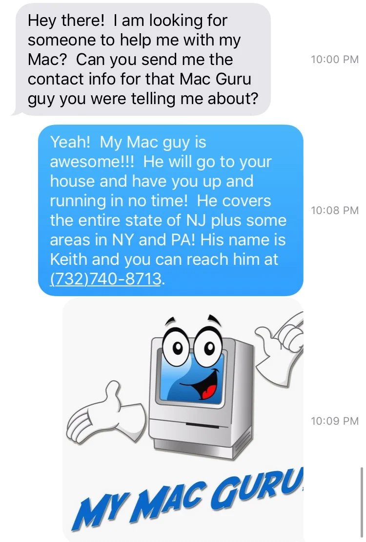 What time did I send that message?
