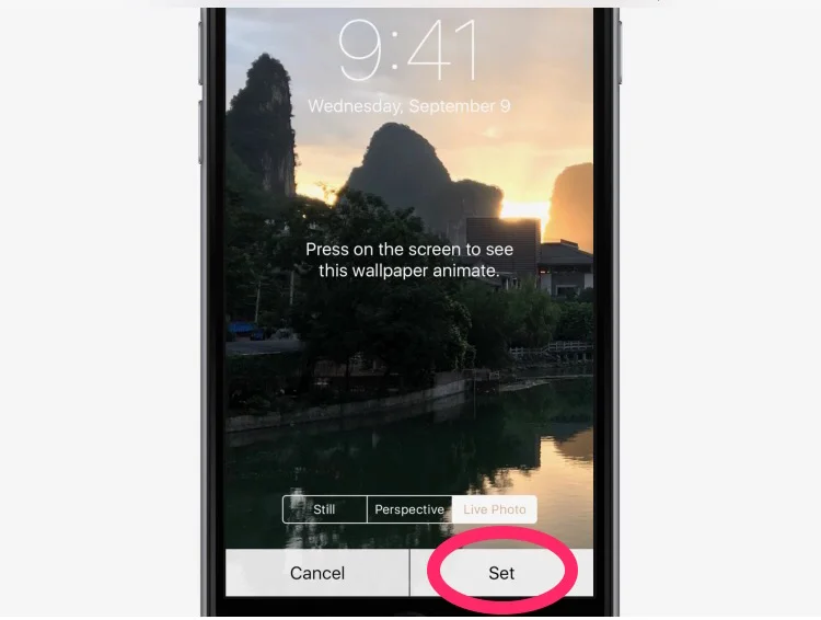 Is your wallpaper moving?