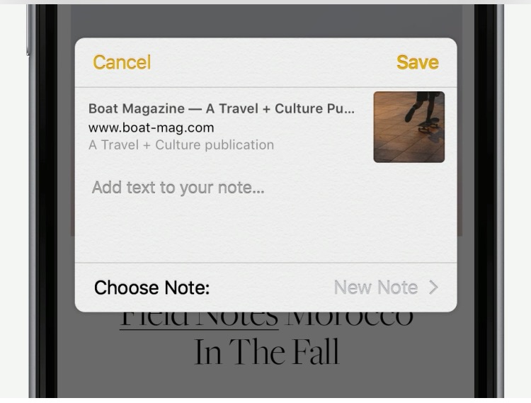 Make a note of that!