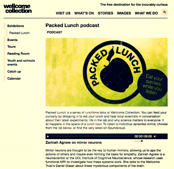Wellcome Trust - Packed Lunch Podcast