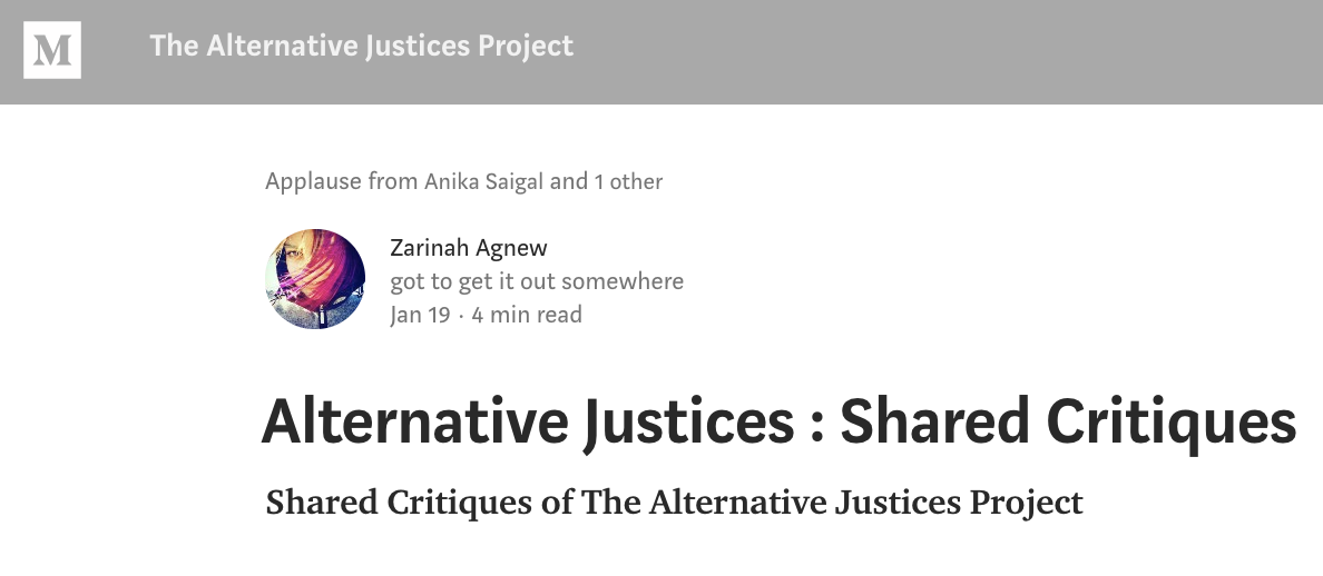 Founder of The Alternative Justices Project