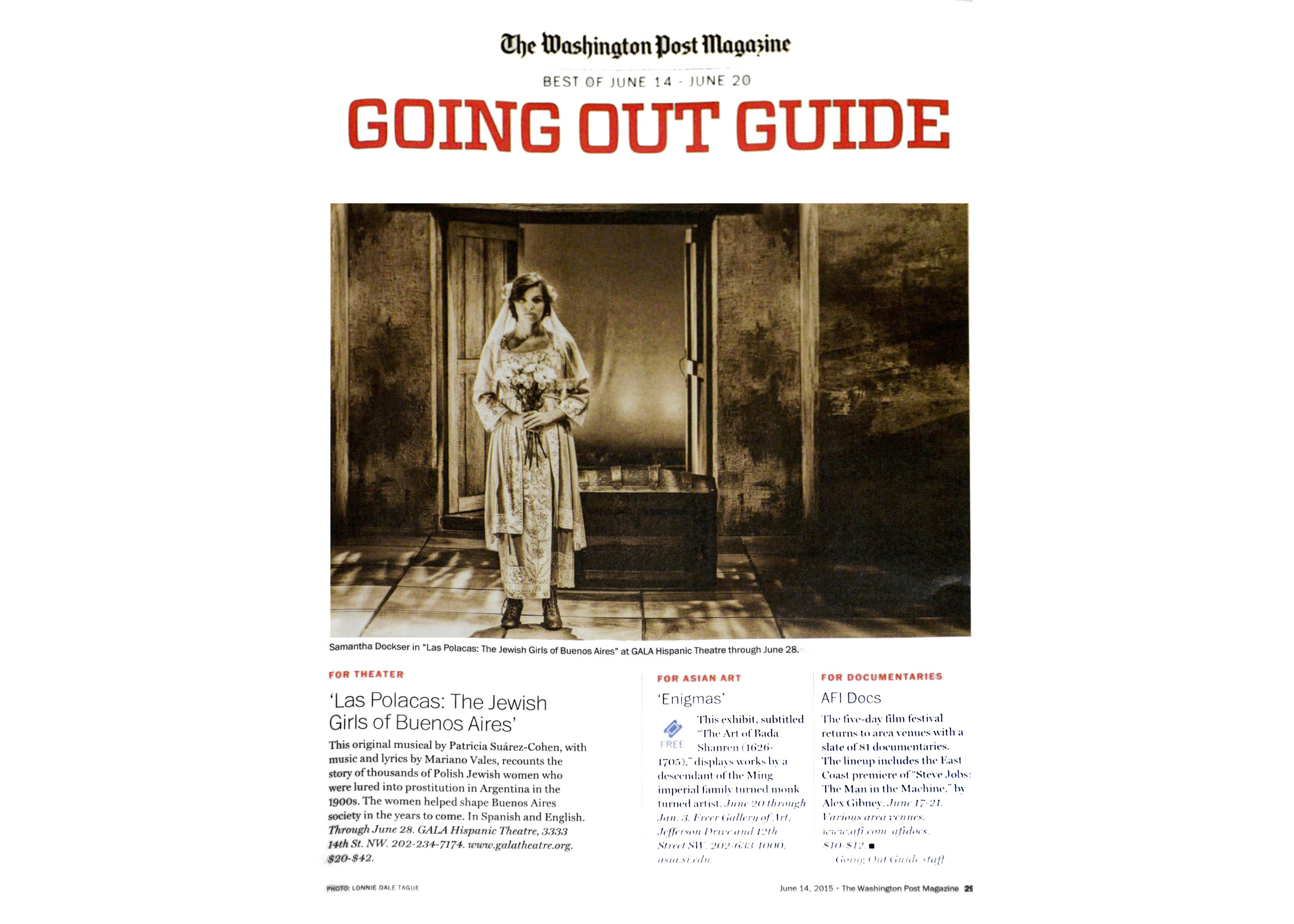 Washington Post calls "Las Polacas" Best of June