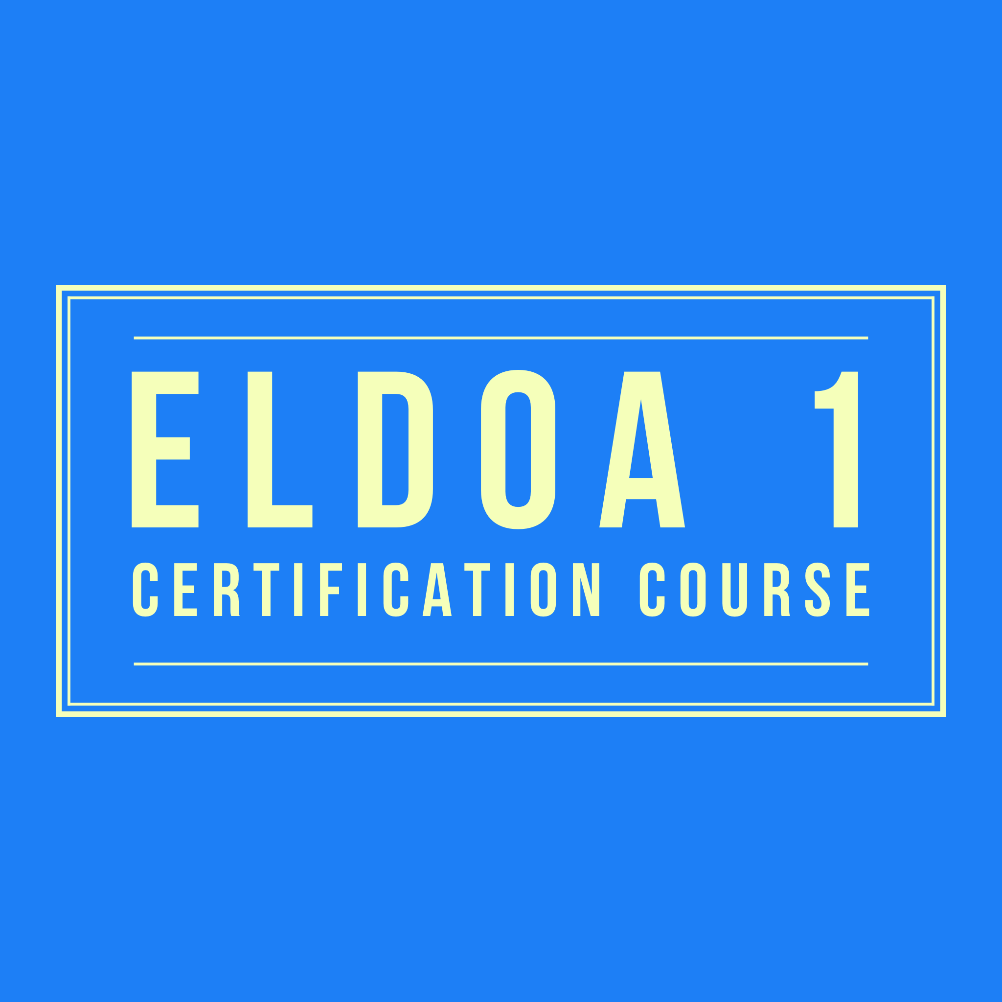 ELDOA™ 1 Certification Course - Jan 2022