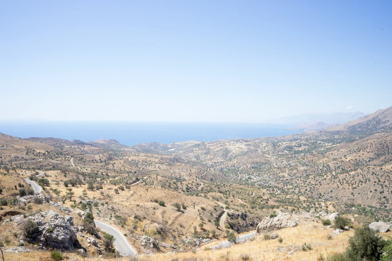 View from the mountain above.