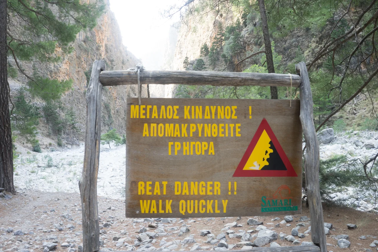 It is recommended that you run through the last 5 kilometers of the hike!!!