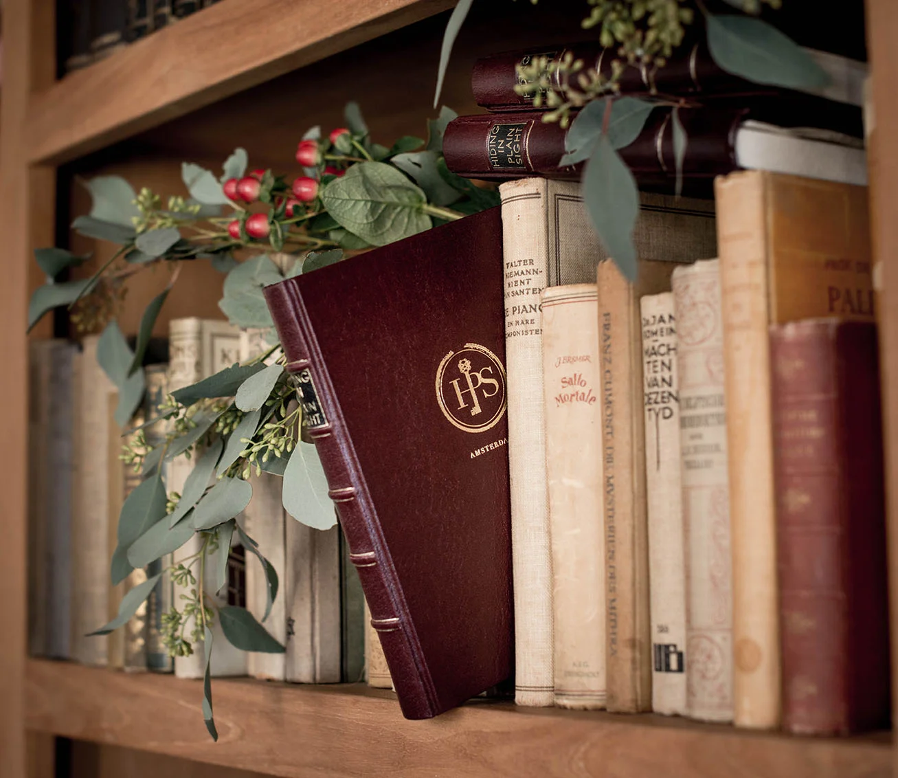 Treasure in a bookcase