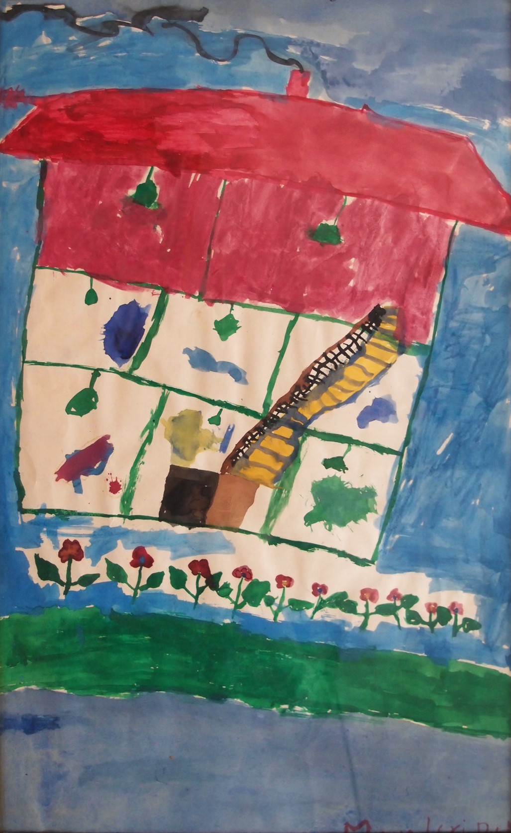 House Painting , watercolour on paper, 1986