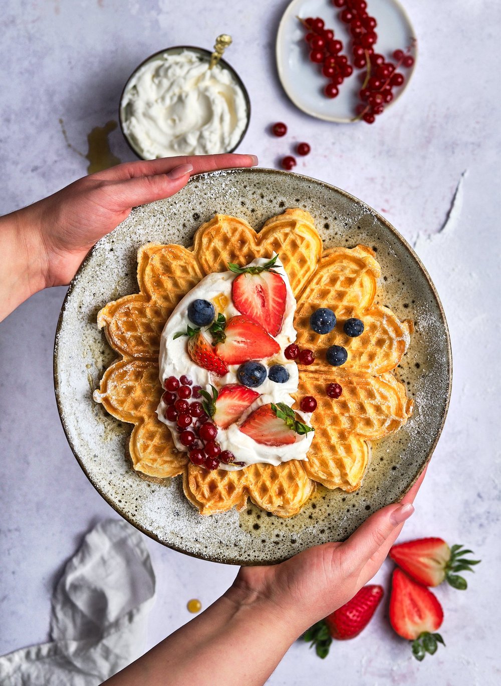 Gómsætar vegan vöfflur! — Veganistur