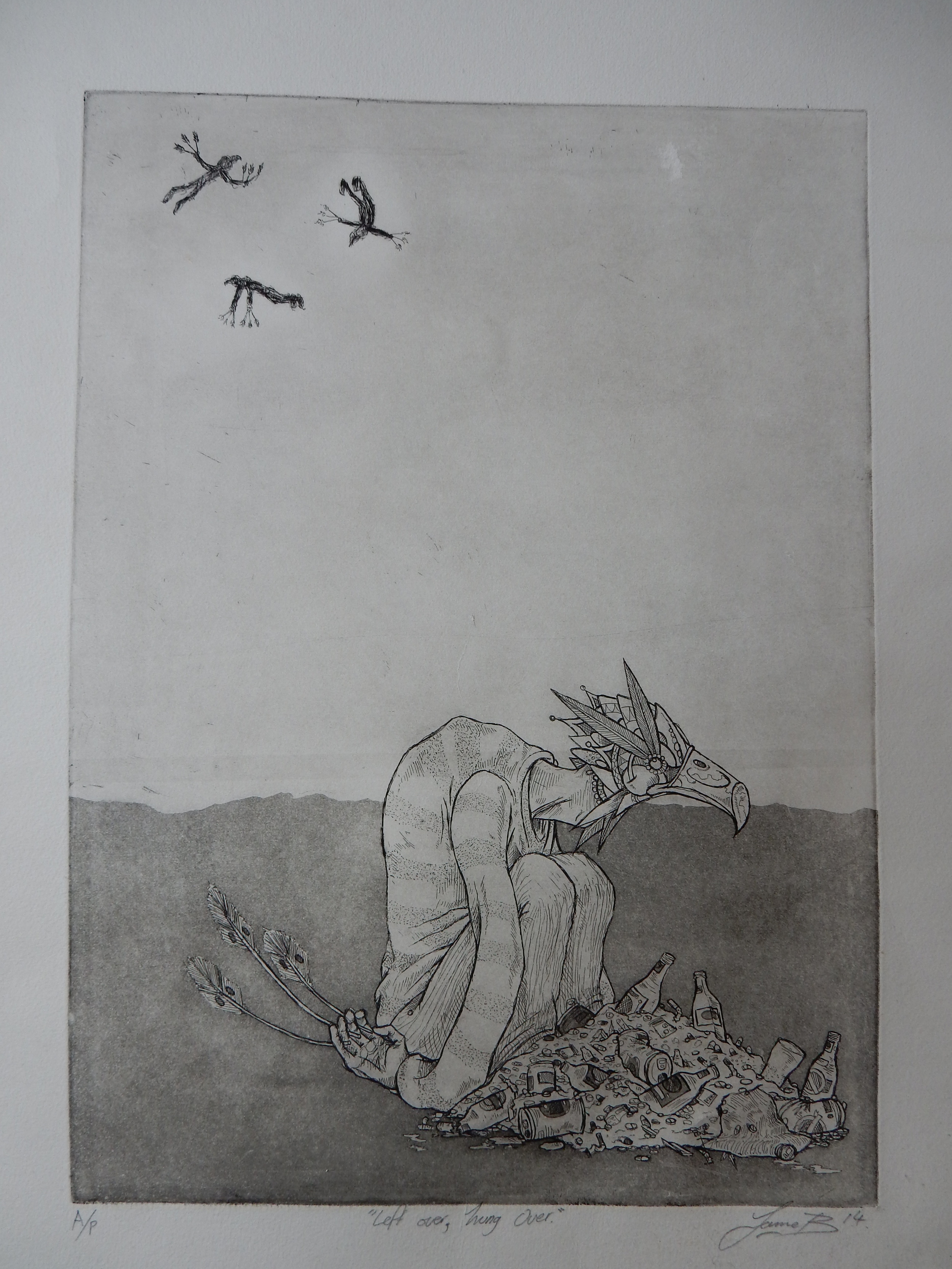 Left over, Hung over.Copper etching ,aquatintJPG.JPG