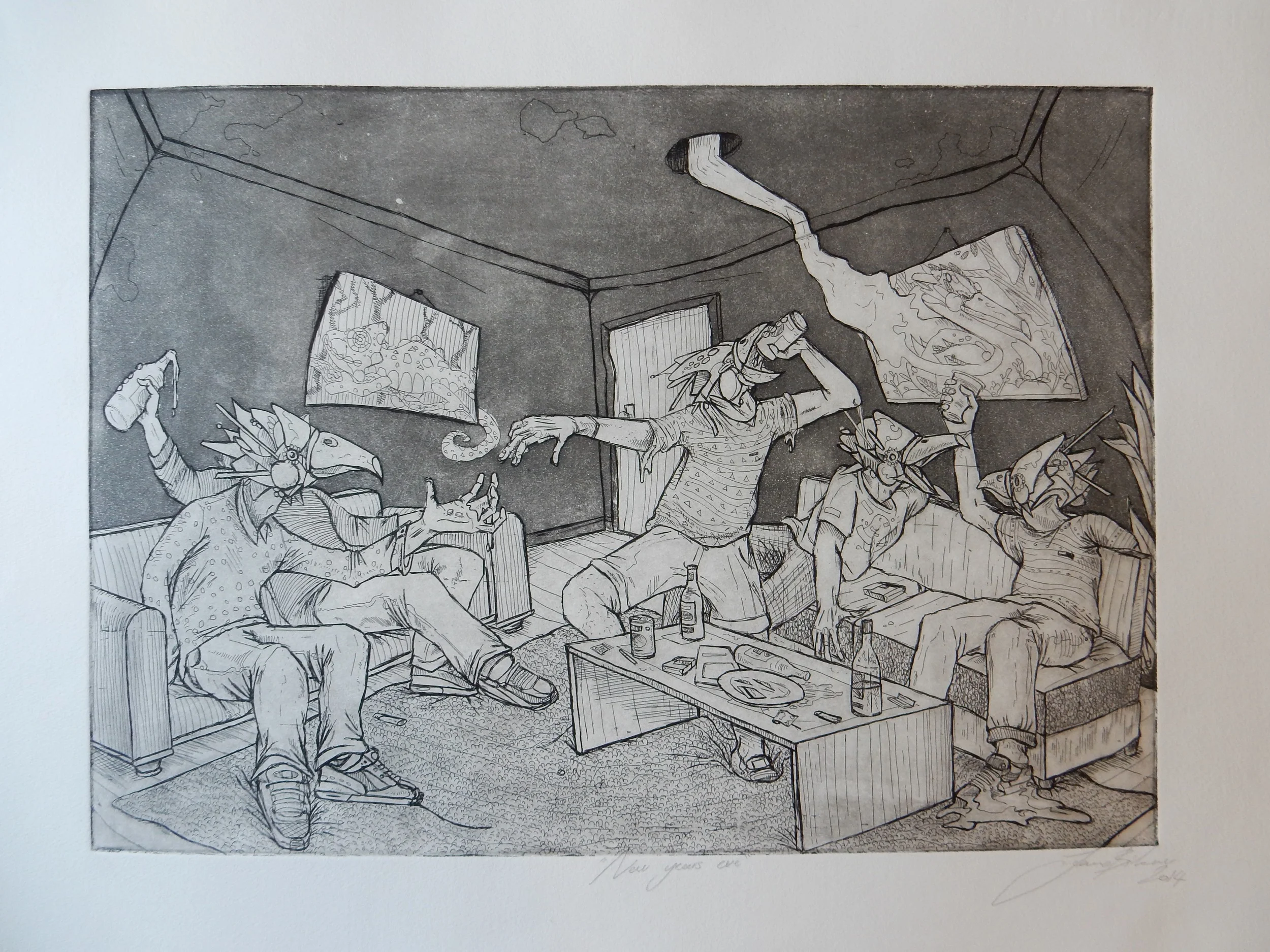 New years eve.Copper etching , aquatintjpg.jpg