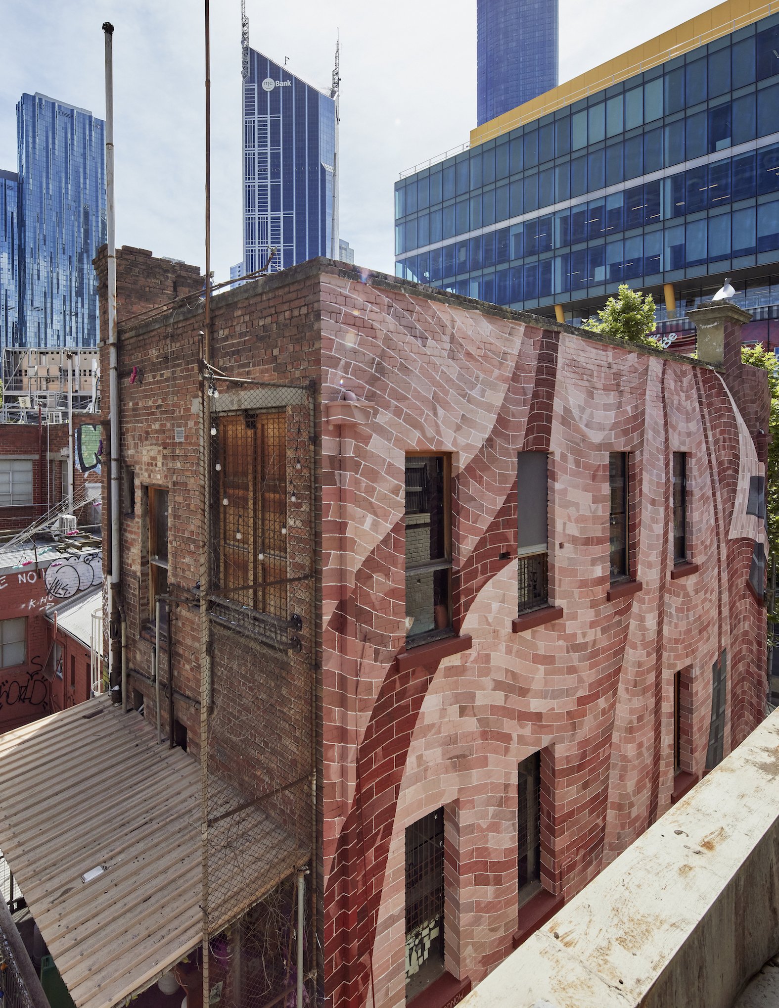  ‘Bending Brick’, Melbourne CBD, 2021 