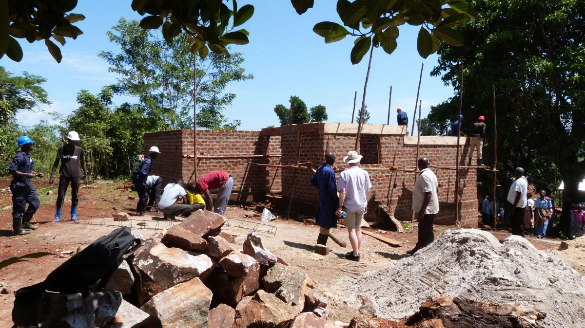 The community grain storage building project