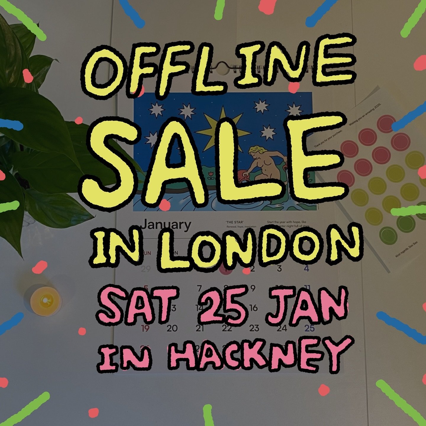 📣Attention please! I got to sell my calendar in the offline market🎉🎉 not only my stuff but also there are lots of Korean design stuff in @market.root It&rsquo;s near the broadway market!! So come and visit here☺️

📆Sat 25 Jan 2025 10.00-18.00
🏠 