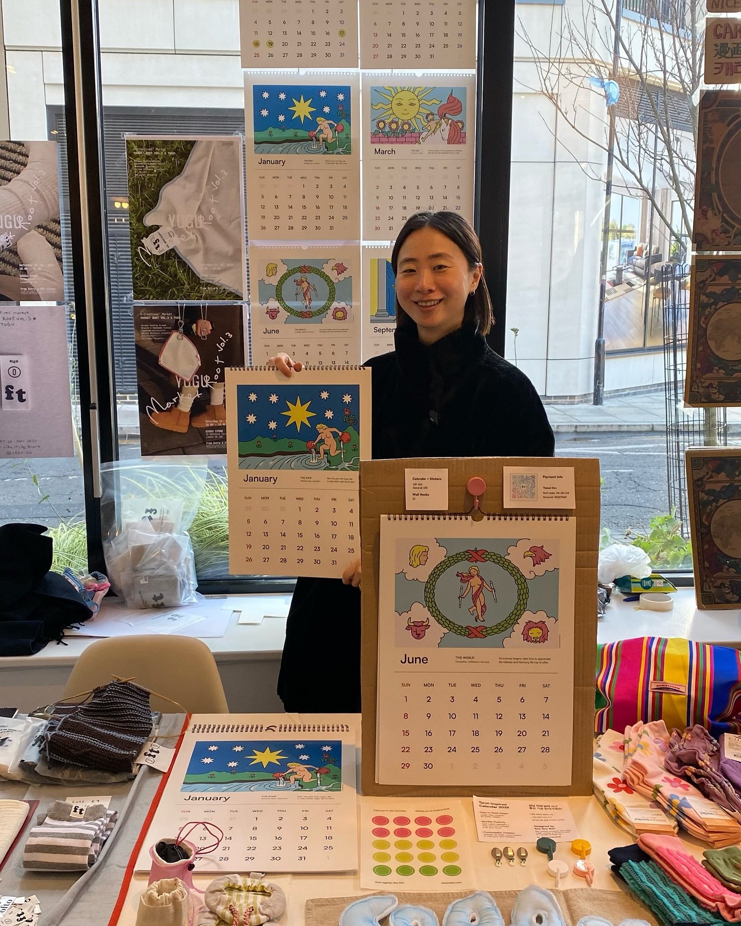 I had really fun and warm interactions with new friends and customers in my first market selling at @market.root 
Thank you so much for popping in my London friends too🥹❤️ I love you all❤️❤️❤️

#marketseller #kcreative #calendardesign