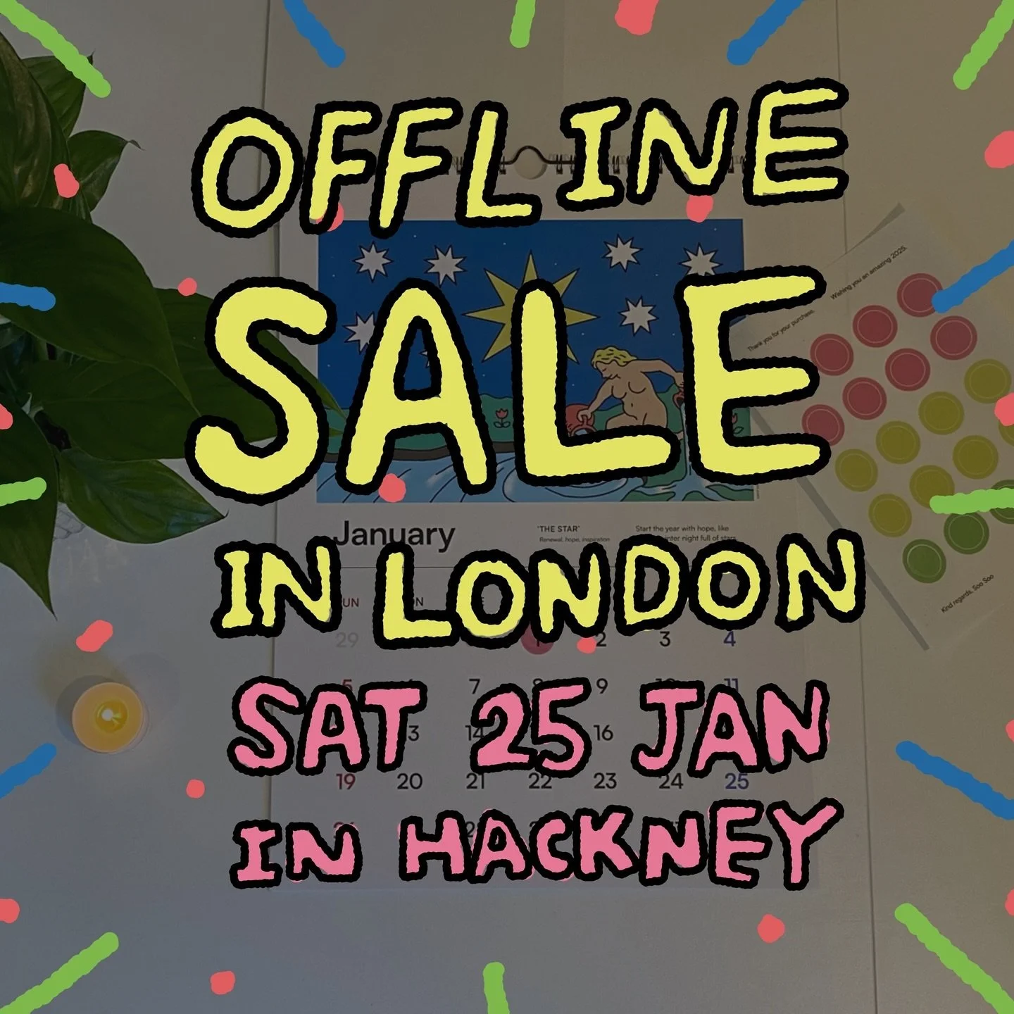 📣Attention please! I got to sell my calendar in the offline market🎉🎉 not only my stuff but also there are lots of Korean design stuff in @market.root It&rsquo;s near the broadway market!! So come and visit here☺️

📆Sat 25 Jan 2025 10.00-18.00
🏠 