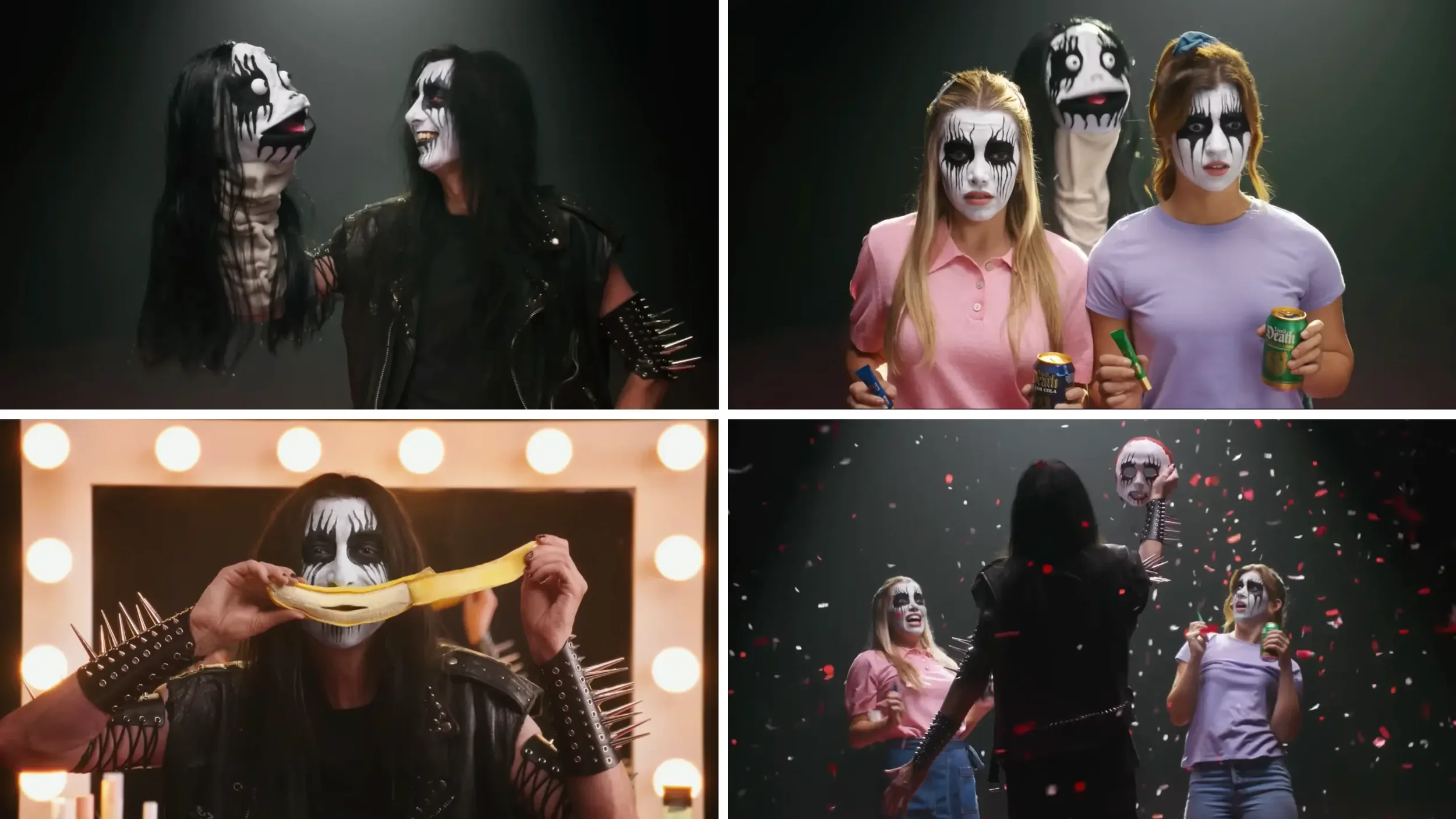 Liquid Death X e.l.f Cosmetics, Puppet fabrication, props and painting. Collaboration with Joe Holliday 