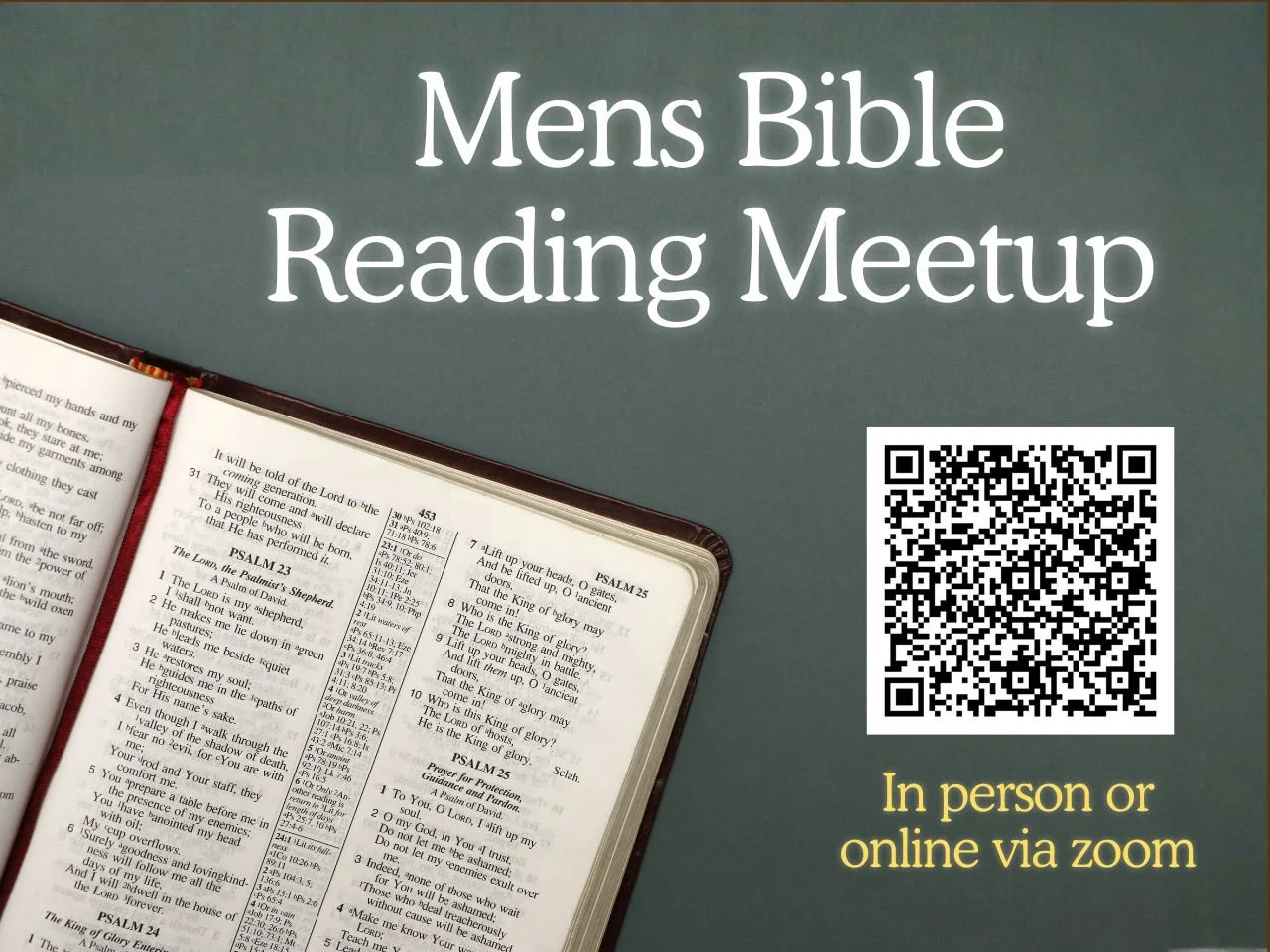 Mens Bible Reading Meetup