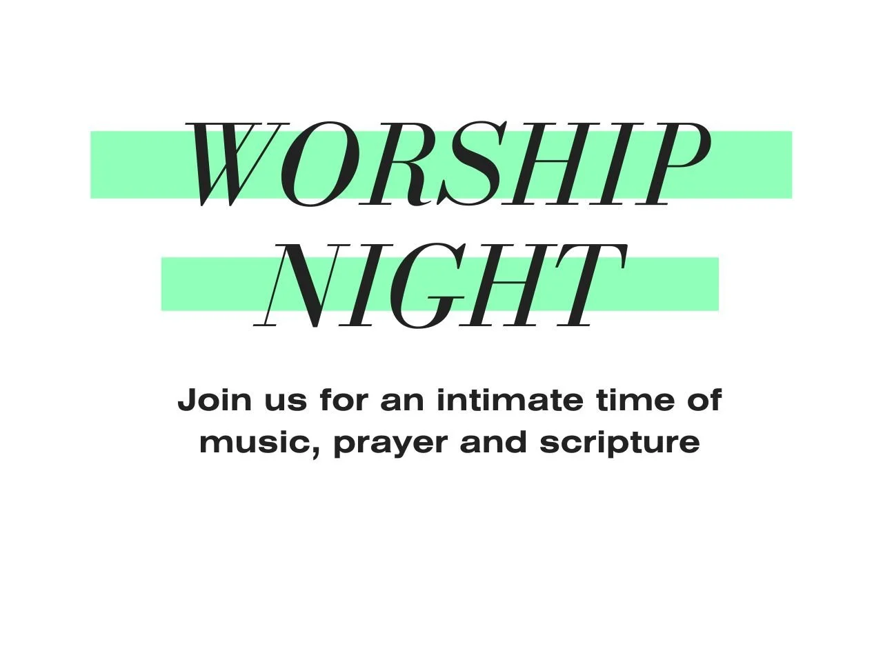 Worship Night