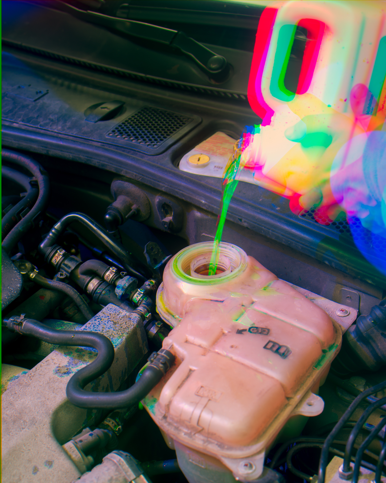 The Color of Coolant, Preventative Maintenance , 2015 Archival pigment print 30 x 24 in (76.2 x 60.96 cm) 