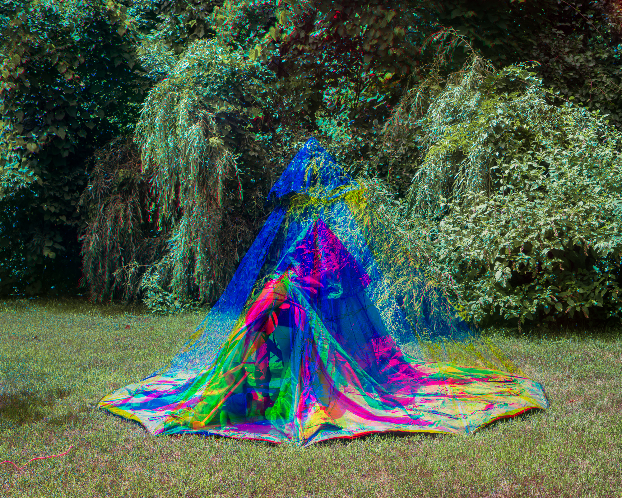   Setting Up Tent , 2015 Archival pigment print 24 x 30 in (60.96 x 76.2 cm)&nbsp;  