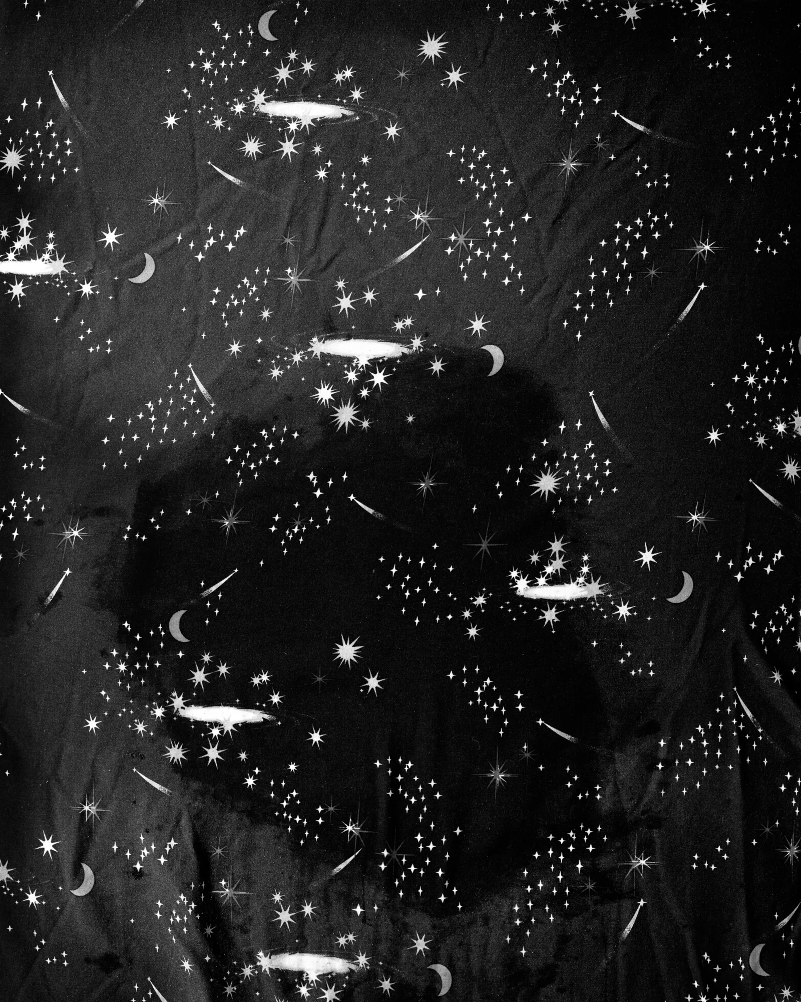 Star Sheets and Pee Spot , 2011 Archival pigment print mounted to rag board 19 x 23.75 in (48.26 x 60.33 cm)