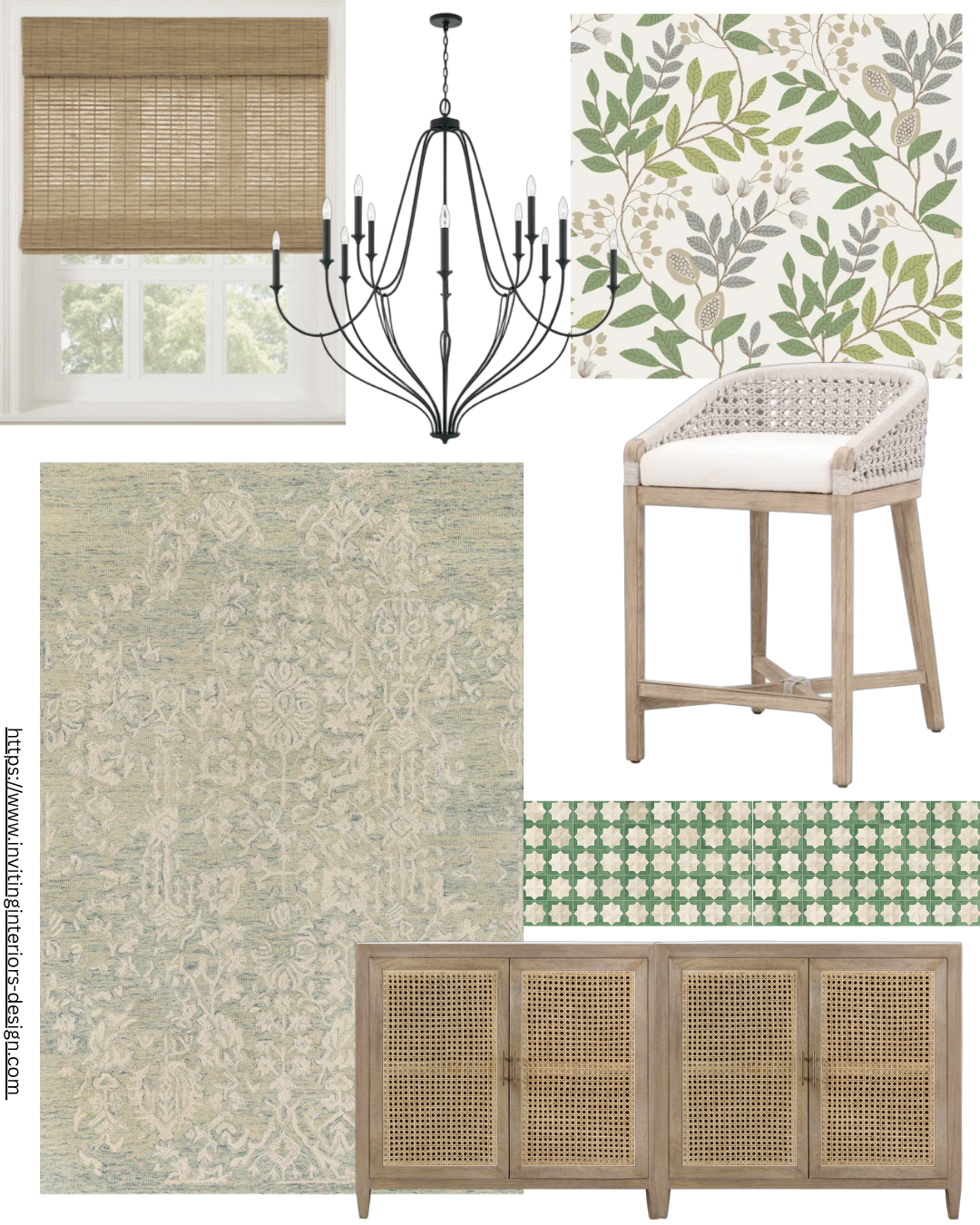 Bohemian Kitchen Green, Green painted kitchen cabinets, How to choose a green paint for my kitchen. Bohemian Coastal. Boho.