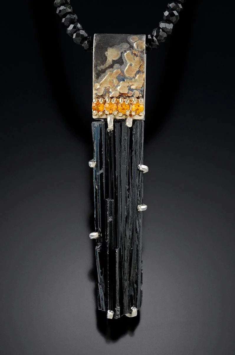Black tourmaile crystal #35510