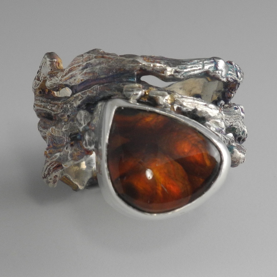Mexican fire agate #11413