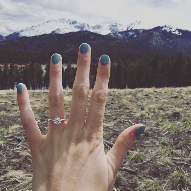 That time when you thought you were only going for a hike... #chicagojeweler #diamondring #diamondconsultants