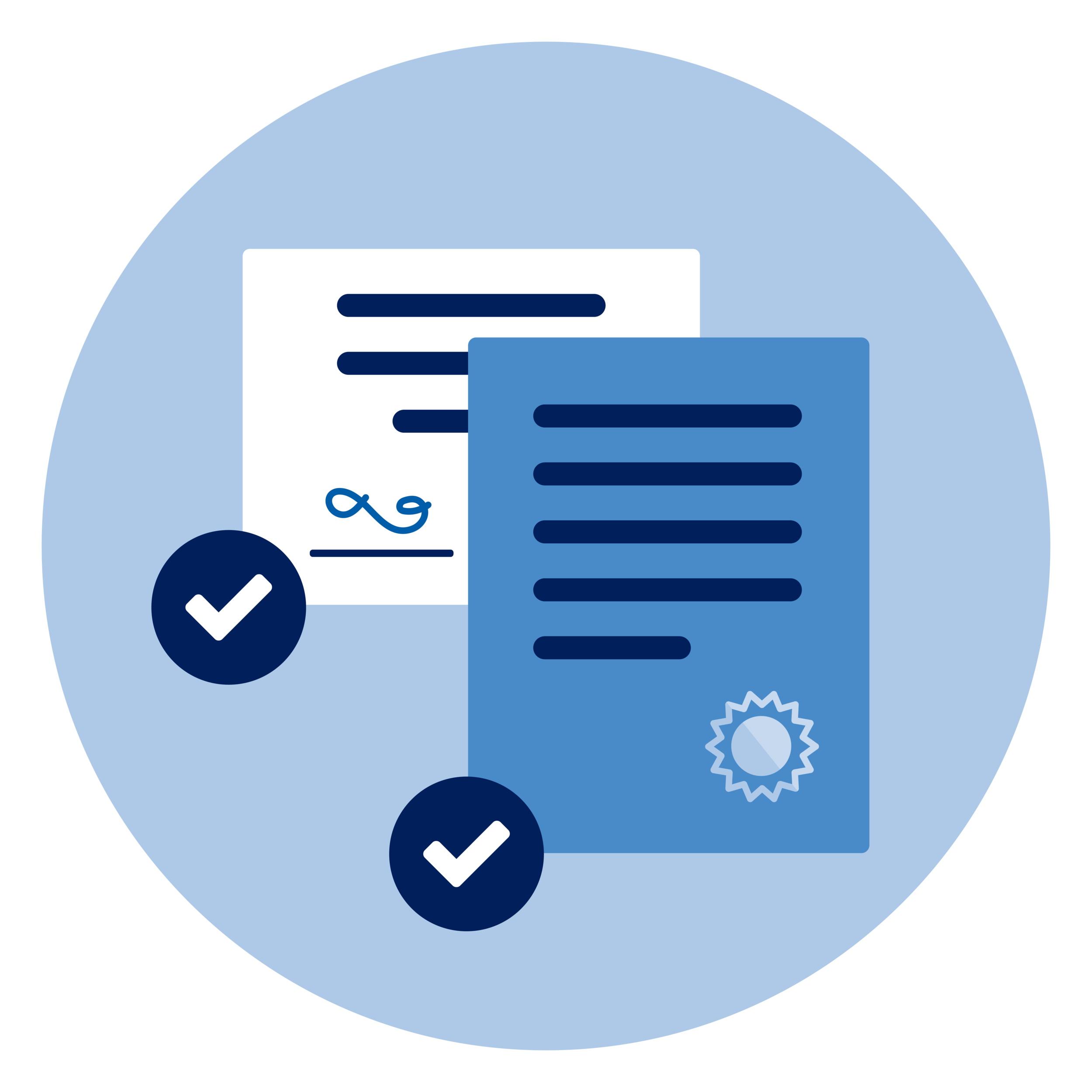 License & Certification Documents