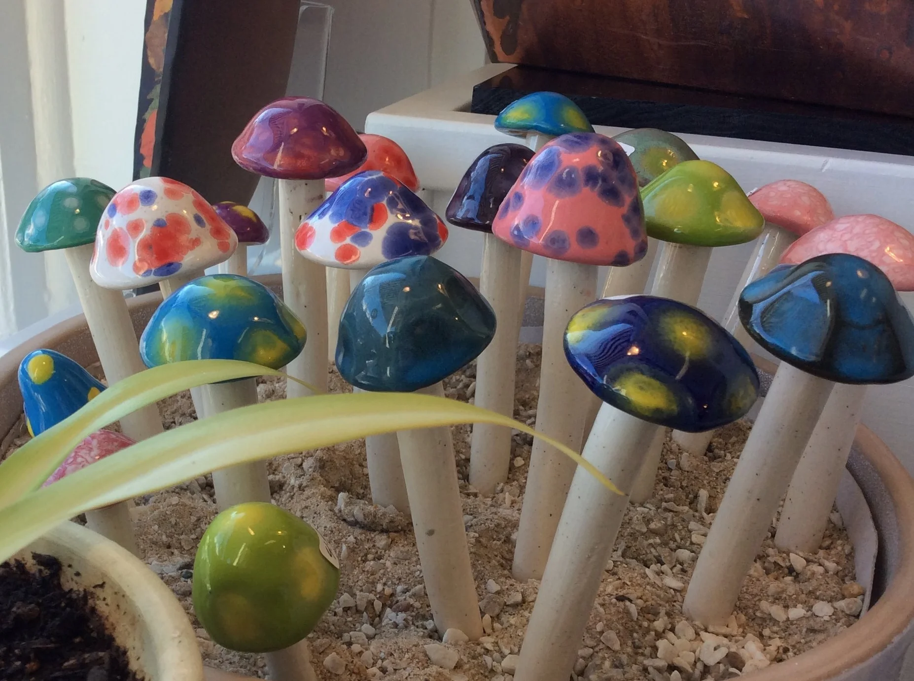 Ceramic Mushrooms by JJPotts