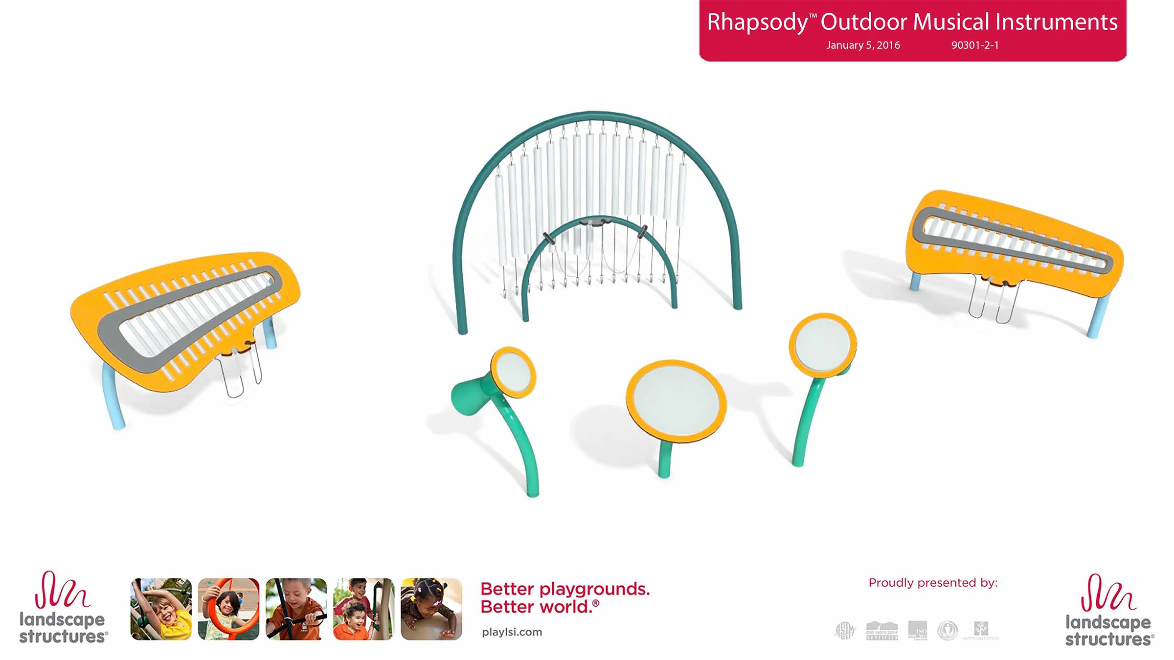 The Rhapsody Collection. Source: Landscape Structures Official Website